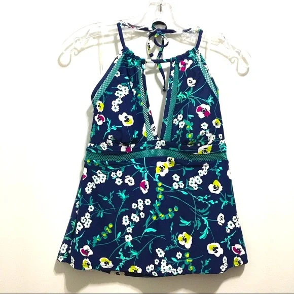 🆕 Anne Cole of California Women’s Seabreeze Halter Tankini Top
